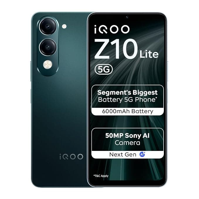 iQOO Z10 Lite 5G (4GB+64GB) on Amazon India