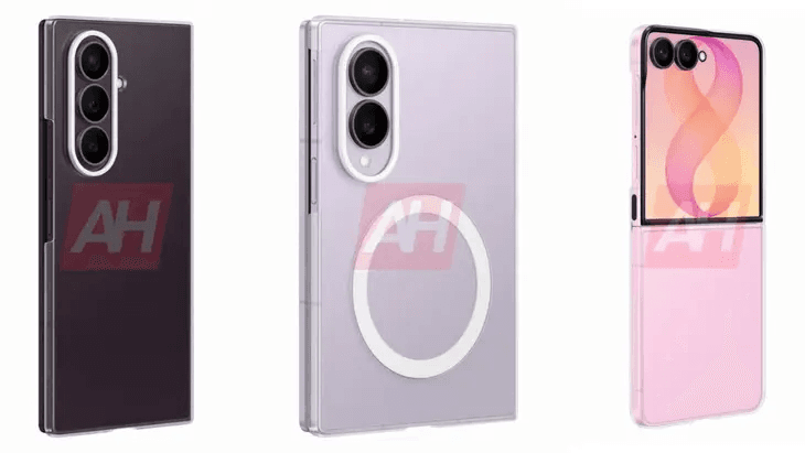 Samsung Galaxy Z Fold 8, Fold 8 Ultra, and Z Flip 8 foldable lineup side by side