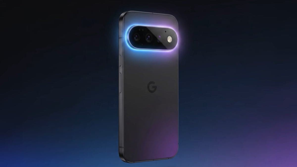 Pixel 11 Pro camera bar with Pixel Glow RGB LED lighting replacing the temperature sensor