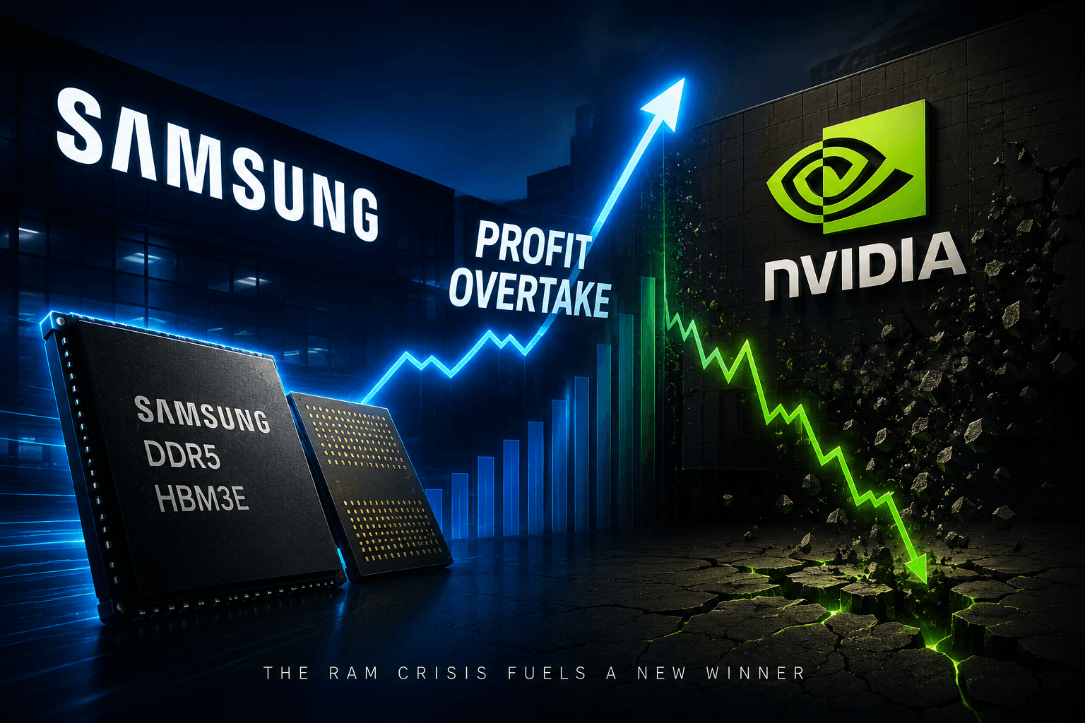 Samsung Electronics overtakes Nvidia on quarterly operating profit in Q2 2026 as AI memory margins explode