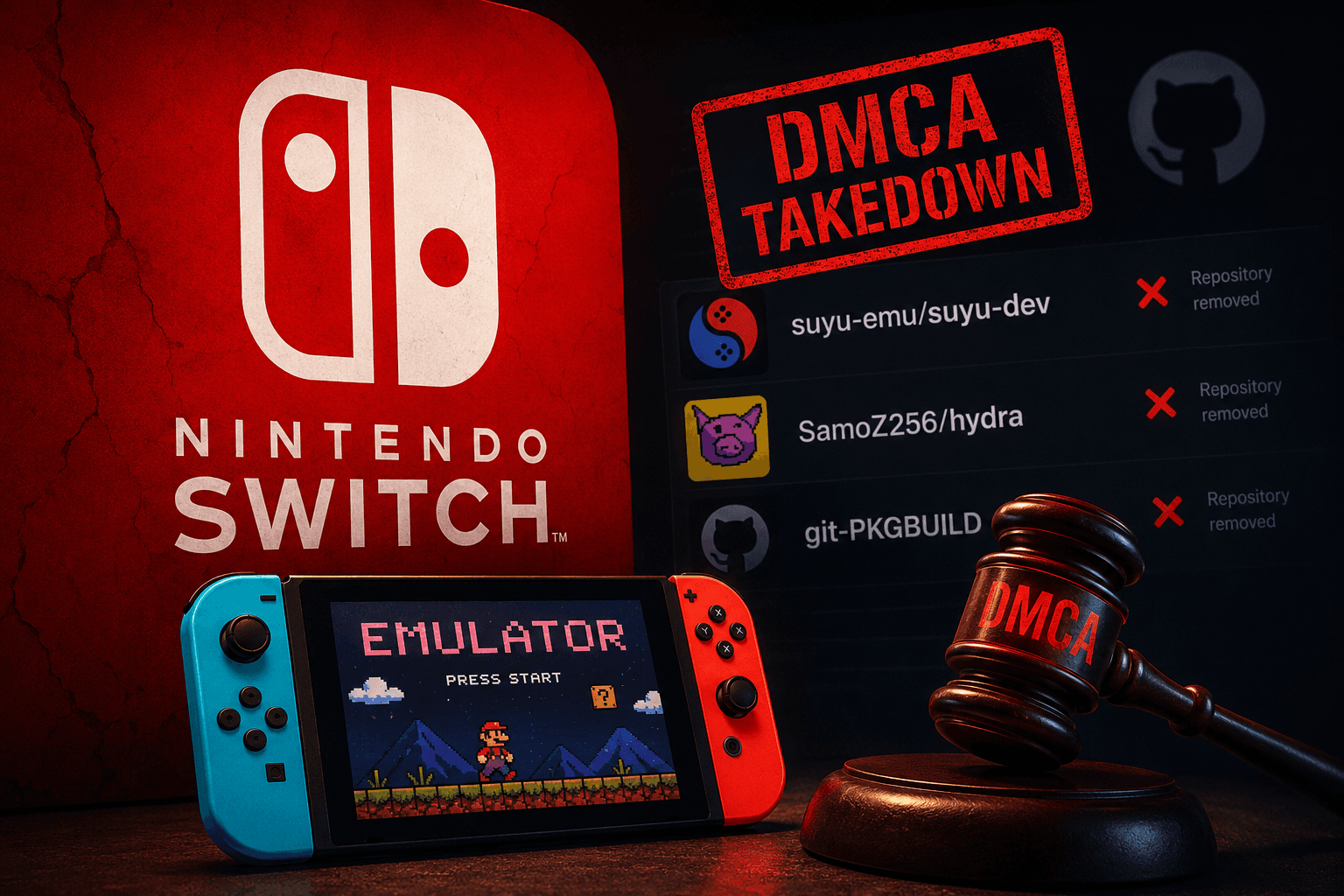 Nintendo wiped 400+ Switch emulator repos off GitHub in one day — Suyu took the hit